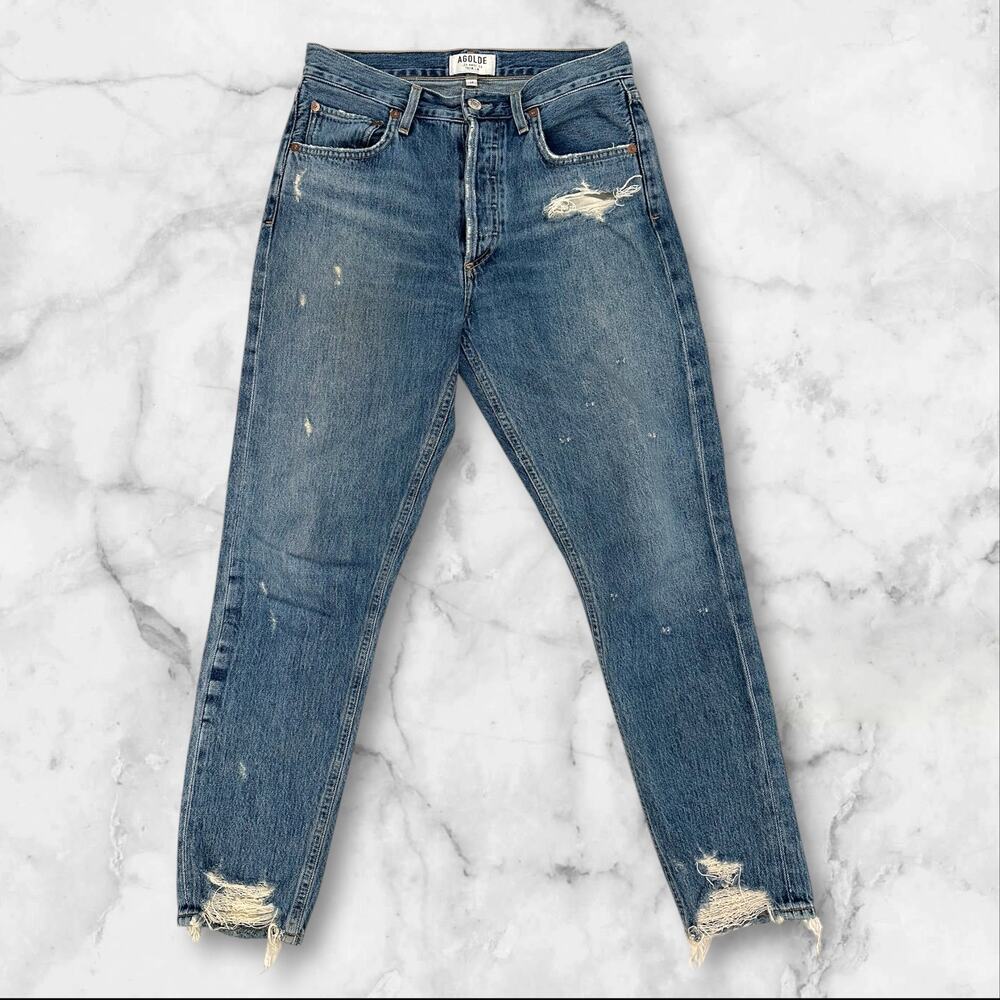 AGOLDE Jamie High Rise Classic Straight Taper Jeans Size 26
